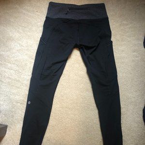 Lululemon Speed Up Tight, black, size 8